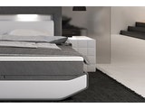 SalesFever® Boxspringbett 180 x 200 cm grau weiß Hotelbett LED MAILINA 387658 Miniaturansicht - 3