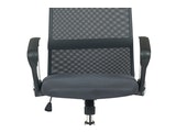 SalesFever® Bürostuhl Schreibtischstuhl schwarz mit Netzrücken und Kunstleder Uno 390917 Miniaturansicht - 5
