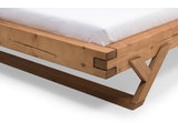 SalesFever® Balkenbett 140 x 200 cm aus massivem Fichtenholz natur JASMIN 390795 Miniaturansicht - 9