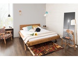 SalesFever® Balkenbett 180 x 200 cm aus massivem Fichtenholz natur SARAH 390856 Miniaturansicht - 1