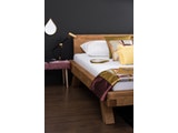 SalesFever® Balkenbett 160 x 200 cm aus massivem Fichtenholz natur MALAK 390887 Miniaturansicht - 5