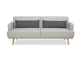SalesFever® 3-Sitzer Sofa Webstoff Grau Olav 368527 Miniaturansicht - 11