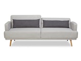 SalesFever® 3-Sitzer Sofa Webstoff Grau Olav 368527 Miniaturansicht - 12