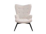 SalesFever® Sessel Beige Strukturstoff Anjo 368114 Miniaturansicht - 4