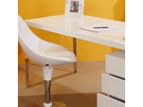 SalesFever® Schreibtisch 140 x 70 cm White Line mit Container 5718 Miniaturansicht - 4