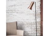 SalesFever® Stehlampe Aris mit Kupferschirm und Triangle-Fuß n-7121 Miniaturansicht - 4