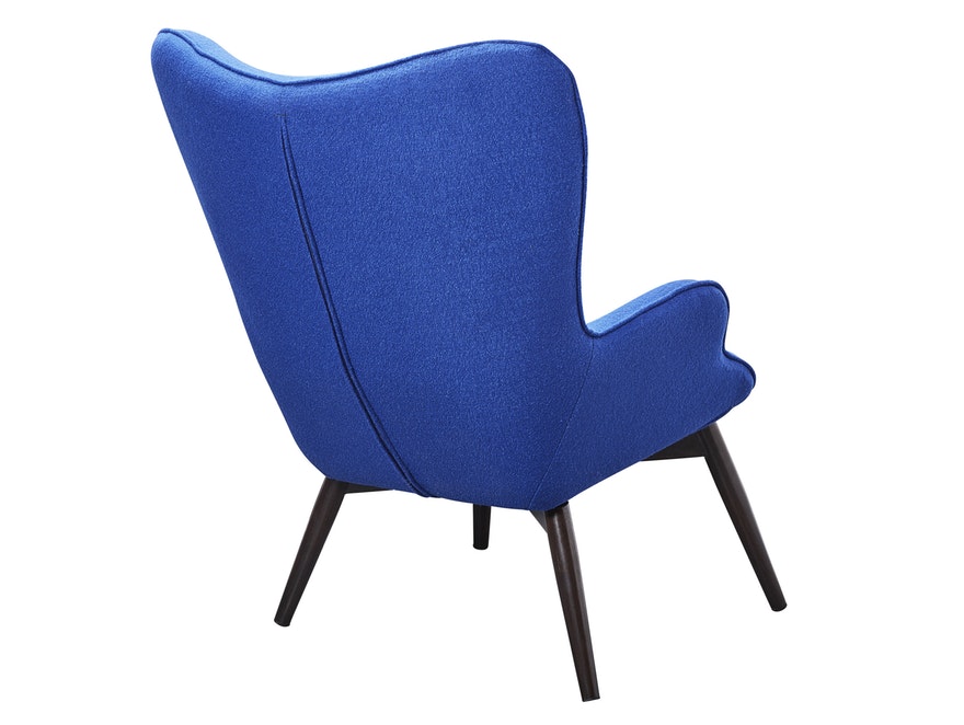 SalesFever® Skandinavischer saphirblau Sessel mit Armlehnen aus Webstoff Aksel 13730 - 5