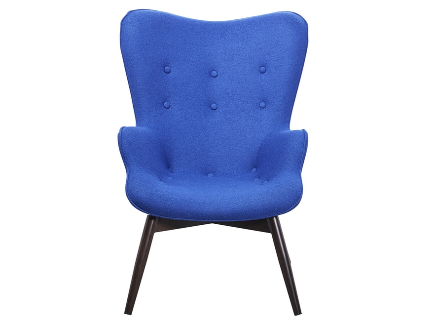 SalesFever® Skandinavischer saphirblau Sessel mit Armlehnen aus Webstoff Aksel 13730 - 3