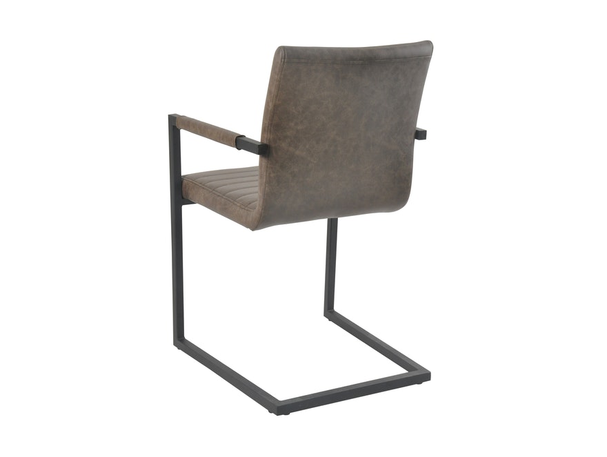 SalesFever® Baumkantentisch Stühle dunkelbraun 160 cm massiv COGNAC 5tlg ALESSIA 13875 - 12
