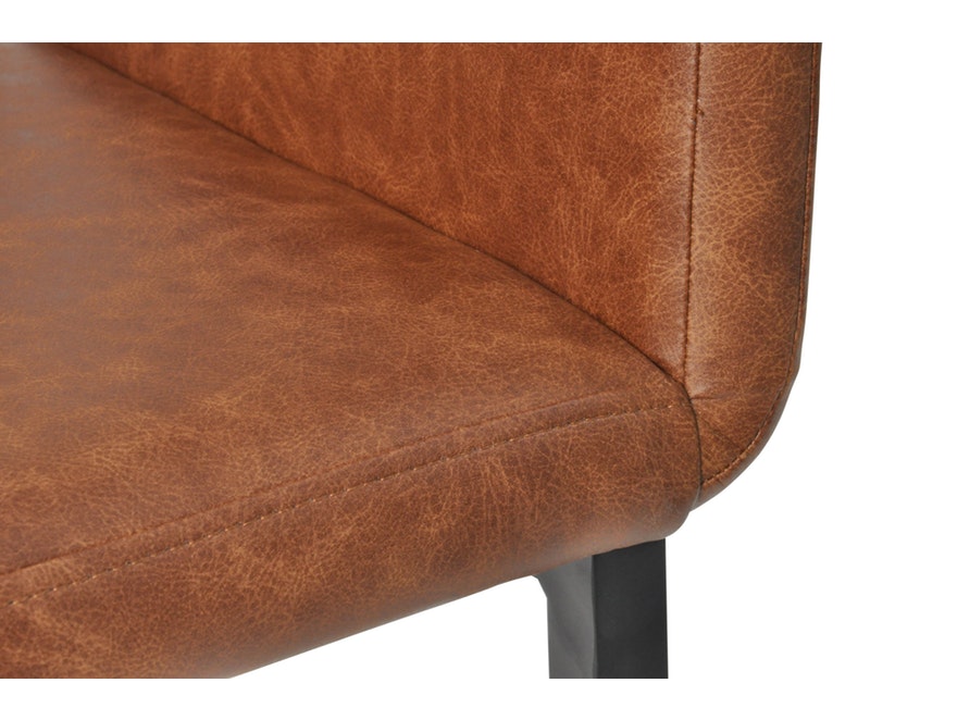 SalesFever® Baumkantentisch Stühle hellbraun Essgruppe 160 cm massiv NUSSBAUM 5tlg GAIA 13881 - 13