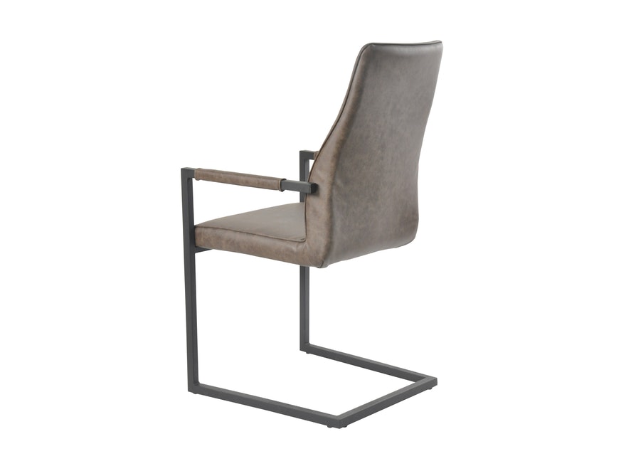 SalesFever® Baumkantentisch Stühle dunkelbraun 160 cm massiv NATUR 5tlg GIADA 13903 - 11