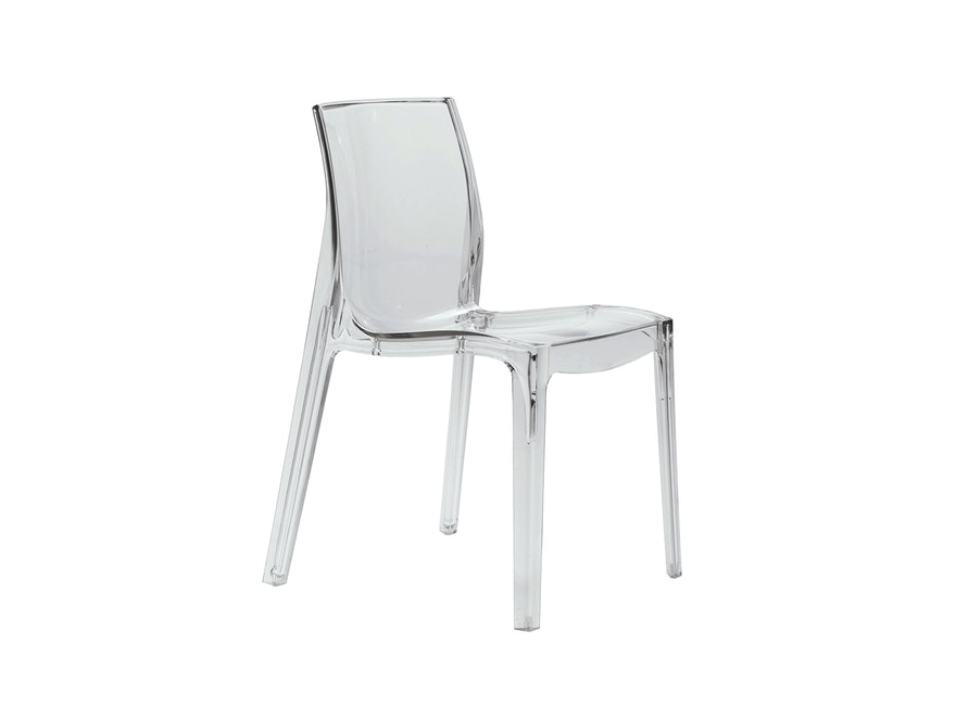 SalesFever® Designer transparent Stuhl Sari aus Kunststoff 6468 - 1