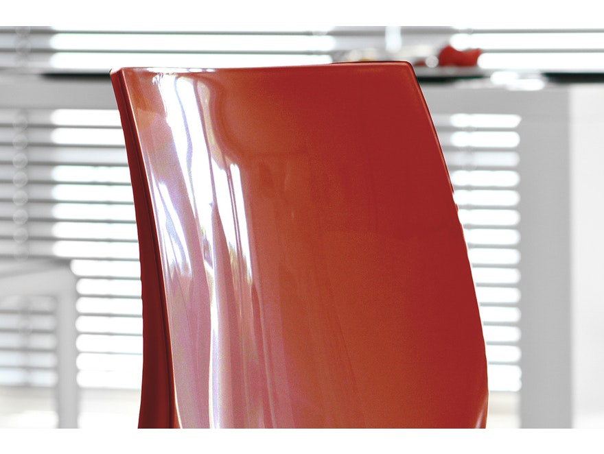 SalesFever® Designer rot Stuhl Sari aus Kunststoff 391228 - 4