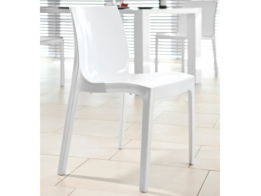 SalesFever® Essgruppe Sari weiß matt Luke 180x90cm 4 Design Stühle 9009 - 3
