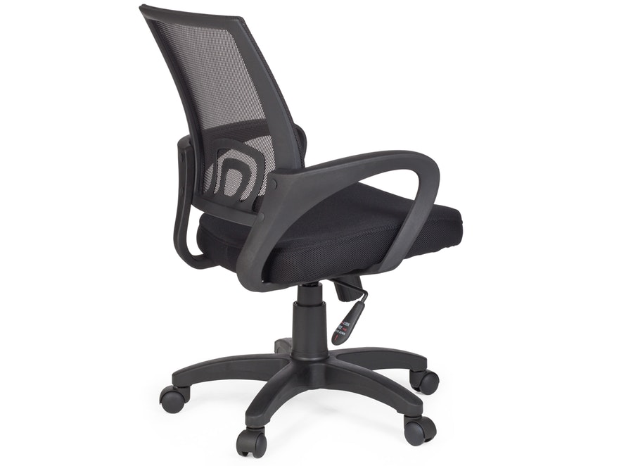 SalesFever® Schreibtischstuhl schwarz Corso Stoff / Netz 9419 - 4