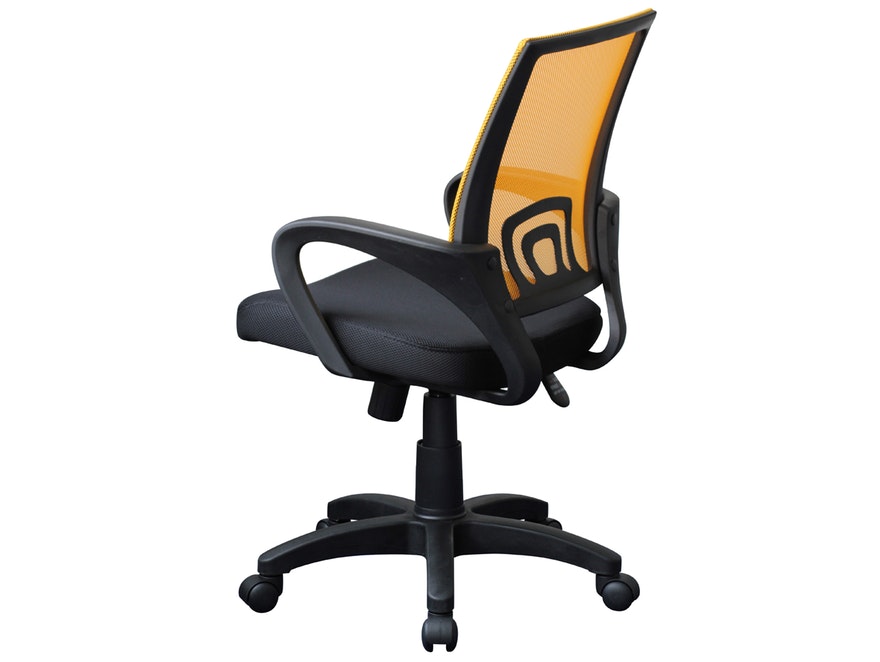 SalesFever® Schreibtischstuhl orange Corso Stoff / Netz 11123 - 4