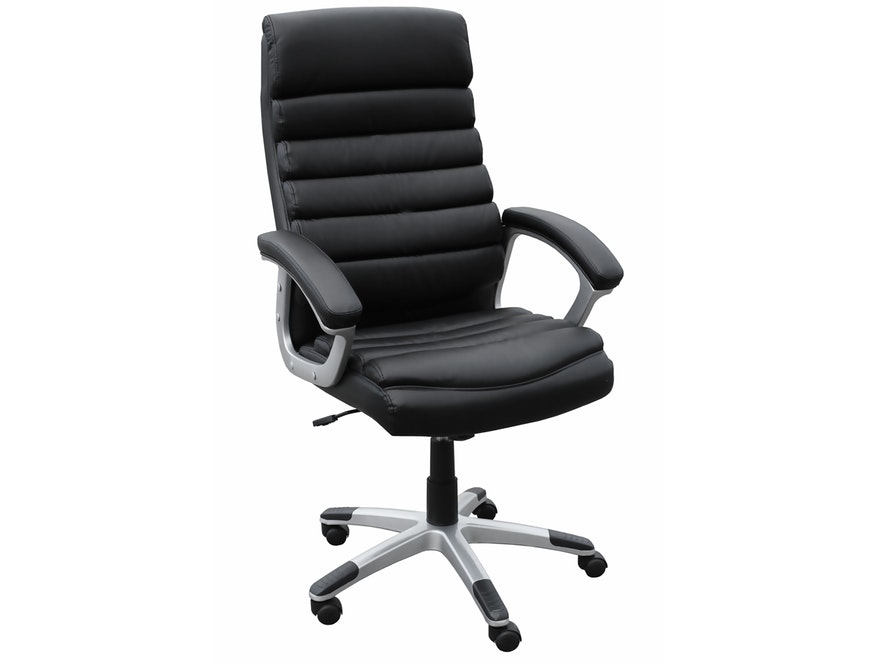 SalesFever® Schreibtischstuhl schwarz Lonja hohe Rückenlehne 11097 - 1