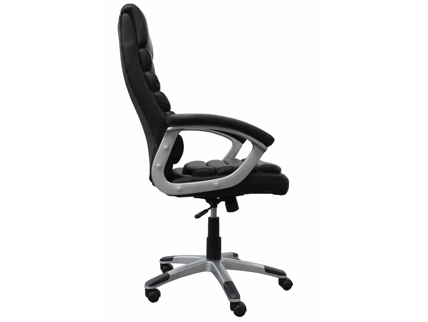 SalesFever® Schreibtischstuhl schwarz Lonja hohe Rückenlehne 11097 - 2