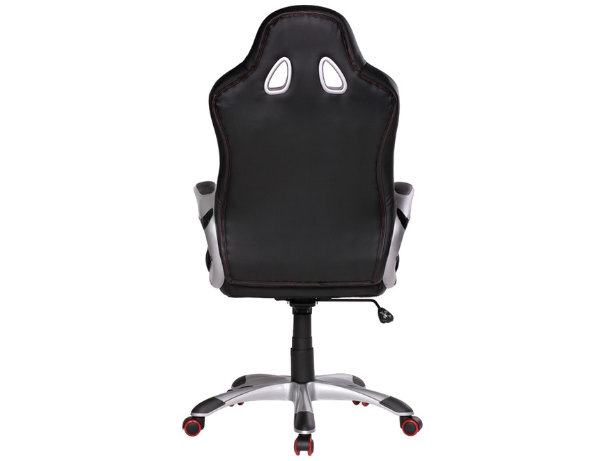 SalesFever® Schreibtischstuhl rot/schwarz Nava Racing Design 11117 - 5