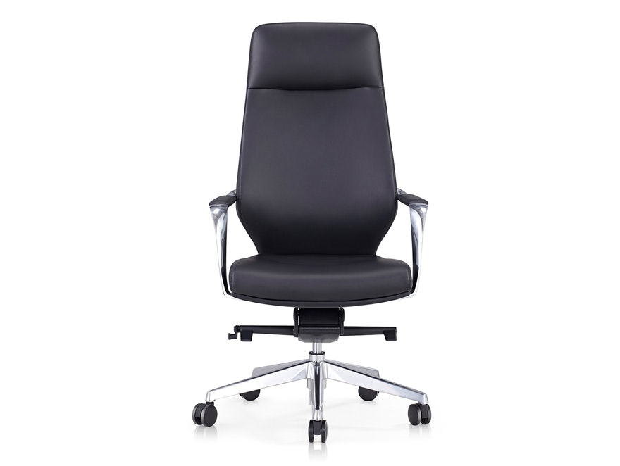SalesFever® Bürostuhl Schreibtischstuhl schwarz aus Kunstleder CARL 390481 - 3