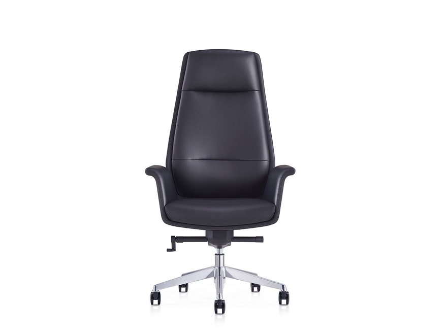 SalesFever® Bürostuhl Schreibtischstuhl schwarz aus Kunstleder COCOON 390504 - 3