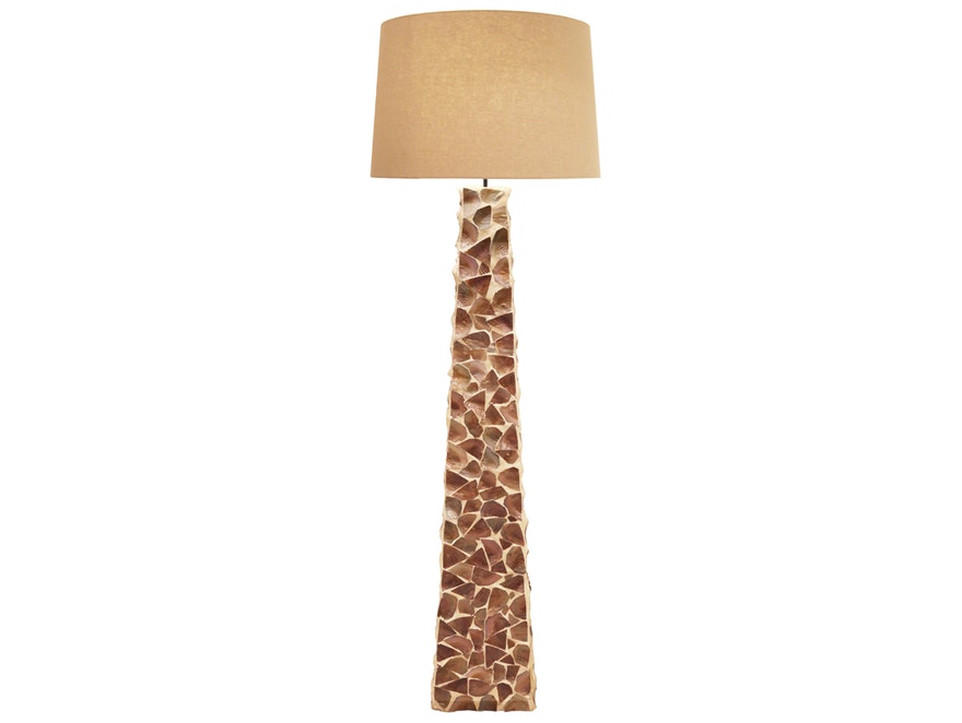 SalesFever® Stehlampe Uneaven mit rundem Schirm 12048 - 1