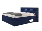 Innocent® Boxspringbett blau 180X200 Laxane mit LED-Beleuchtung 12786 Miniaturansicht - 1