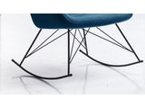 SalesFever® Schaukelstuhl blau-petrol Sessel Schaukelsessel mit Armlehnen LOLA 0n-10067-7658 Miniaturansicht - 5