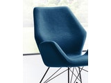 SalesFever® Schaukelstuhl blau-petrol Sessel Schaukelsessel mit Armlehnen LOLA 0n-10067-7658 Miniaturansicht - 2