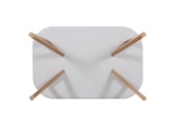 SalesFever® Esstisch 140x90 cm Weiß Holz stabile Beine Tisch AINO n-1072-7667 Miniaturansicht - 6