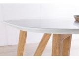 SalesFever® Esstisch 120x80 cm Weiß Holz stabile Beine Tisch AINO 391334 Miniaturansicht - 4