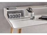 SalesFever® Retro-Design Weiß Malin Schreibtisch mit Holzbeinen 0n-10074-7675 Miniaturansicht - 5