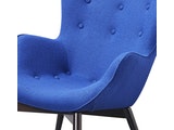 SalesFever® Skandinavischer saphirblau Sessel mit Armlehnen aus Webstoff Aksel 13730 Miniaturansicht - 6
