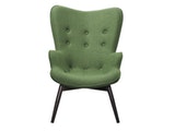 SalesFever® Skandinavischer tannengrün Sessel mit Armlehnen aus Webstoff Aksel 13731 Miniaturansicht - 3