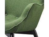 SalesFever® Skandinavischer tannengrün Sessel mit Armlehnen aus Webstoff Aksel 13731 Miniaturansicht - 6