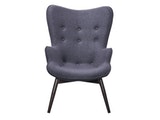 SalesFever® Skandinavischer anthrazit Sessel mit Armlehnen aus Webstoff Aksel 13729 Miniaturansicht - 3