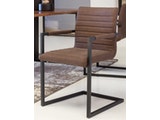 SalesFever® Baumkantentisch Stühle buffalo braun 160 cm massiv NATUR 5tlg ALESSIA 13858 Miniaturansicht - 7