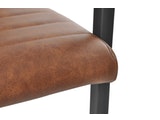 SalesFever® Baumkantentisch Stühle hellbraun 160 cm massiv COGNAC 5tlg ALESSIA 13870 Miniaturansicht - 14