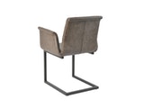 SalesFever® Baumkantentisch Essgruppe Stühle dunkelbraun 160 cm massiv COGNAC 5tlg GAIA 13890 Miniaturansicht - 10