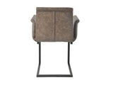 SalesFever® Baumkantentisch Stühle dunkelbraun Essgruppe 160 cm massiv COGNAC 5tlg GAIA 13890 Miniaturansicht - 12