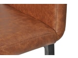 SalesFever® Baumkantentisch Stühle hellbraun Essgruppe 160 cm massiv COGNAC 5tlg GAIA 13893 Miniaturansicht - 14