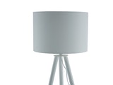 SalesFever® Stilvolle Weiß / Eiche Stehlampe Tripod 13591 Miniaturansicht - 4