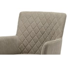 SalesFever® Esszimmerstuhl Sand Textil mit Armlehnen und Rautensteppung Leonardo 4112/54J Miniaturansicht - 3