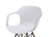 SalesFever® Esszimmerstuhl Weiß aus Kunststoff mit Armlehnen Darian 3644/52 Miniaturansicht - 2