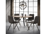 SalesFever® Esszimmerstuhl Anthrazit aus Textil und Vierkant Gestell Diego 3694/45 Miniaturansicht - 6