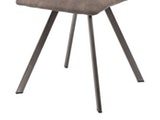 SalesFever® Esszimmerstuhl Taupe aus Textil und Vierkant Gestell Diego 3694/50 Miniaturansicht - 4
