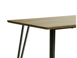 SalesFever® Esstisch 160 x 90 cm rechteckig massiv Eiche Holz Furnier Santino 5634/53 Miniaturansicht - 2