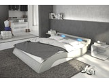Innocent® Polsterbett 140x200 cm hellgrau weiß Doppelbett LED Beleuchtung MAVANI 12410 Miniaturansicht - 1