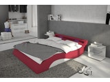 Innocent® Polsterbett 180x200 cm rot weiß Doppelbett LED Beleuchtung MAVANI 12600 Miniaturansicht - 1