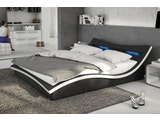 Innocent® Polsterbett 200x220 cm schwarz weiß Doppelbett LED Beleuchtung MAGARI n-7051-4801 Miniaturansicht - 1